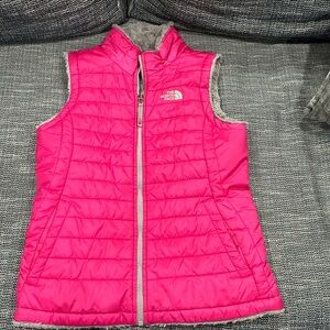 Girls North Face Reversible Vest